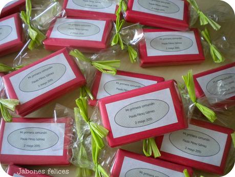 Jabones felices de comunión