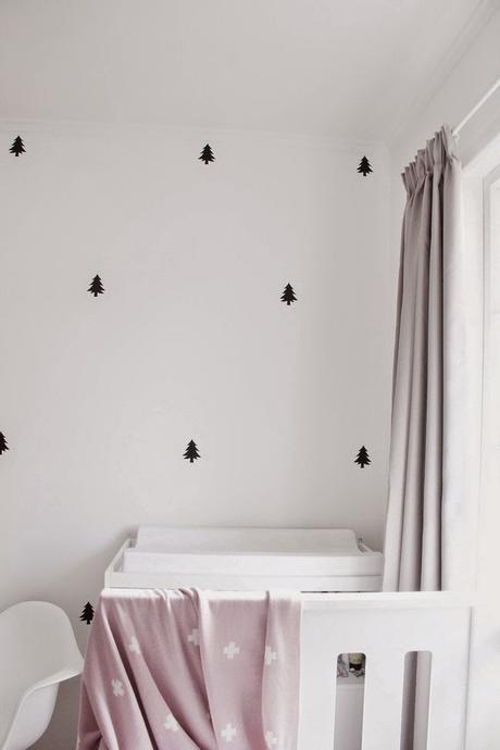 BABY ROOM PINK AND GREY, LOVE IT!