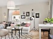 28m2 estilo nórdico toques rosa empolvado