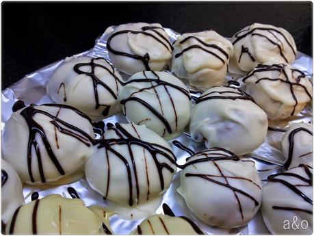 Galletas de chocolate elevadas al cubo
