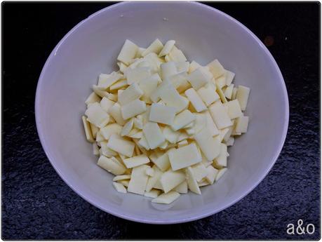 Galletas de chocolate elevadas al cubo