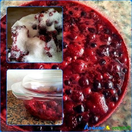 Mermelada de frutas del bosque