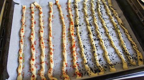 Crema de calabaza y manzana y grissini especiados