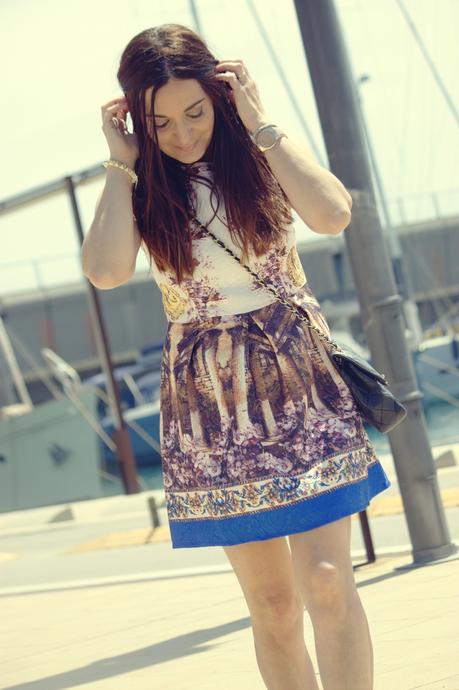 Sheinside: Vestido barroco