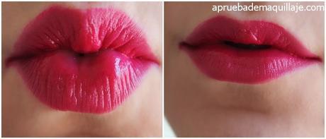 Swatch 2 del labial Color In Liquid Lips en tono PK009 de Etude House