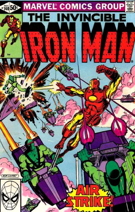 Otro de los destacados de 1980 es el Iron Man de David Michelinie y Bob Layton. La pareja de creadores continuaba desarrollando la que llegaría a valorarse como la “versión definitiva” del vengador dorado.