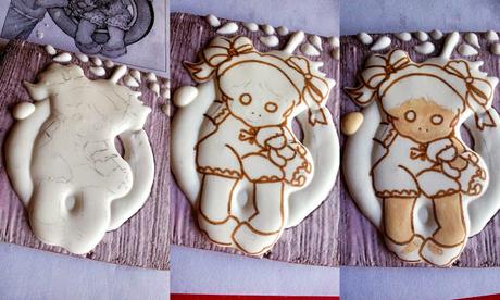 GALLETAS DECORADAS MAGNOLIA Y NIÑA TRAVIESA