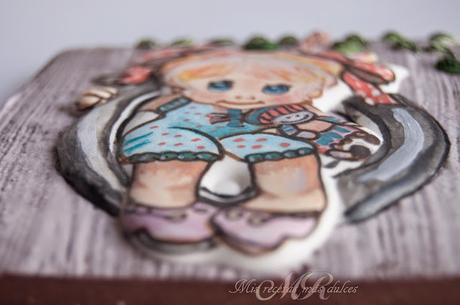 GALLETAS DECORADAS MAGNOLIA Y NIÑA TRAVIESA