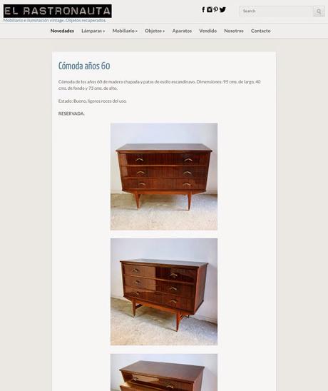 #BALBINAARIASBOUTIQUE: ANTES/DESPUÉS DE UNA CÓMODA NÓRDICA VINTAGE