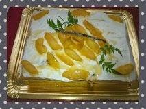 BIZCOCHO BORRACHO CON CREMA MASCARPONE Y MANZANA CARAMELIZADA