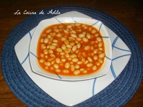 Pochas  frescas estofadas
