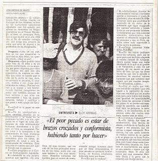 PADRE ELOY ARRIBAS, MISIONERO DE PEDRAJAS A LA PICANTERÍA DEL CIELO