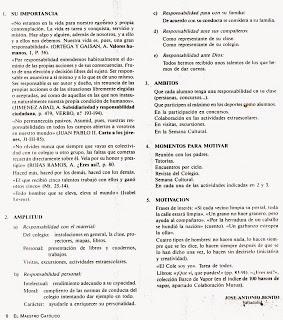 EDUCAR EN LOS VALORES. Responsabilidad y participación