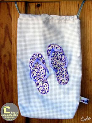 Bolsa chanclas