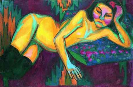 'Yellow Nude', 1908. Sonia Delaunay.