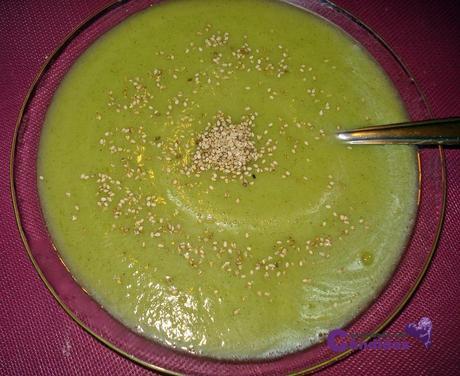 Crema de calabacín sin patata