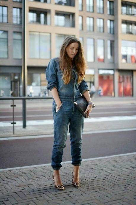 Denim jumpsuit