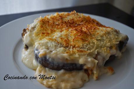 Berenjenas rellenas de verduras