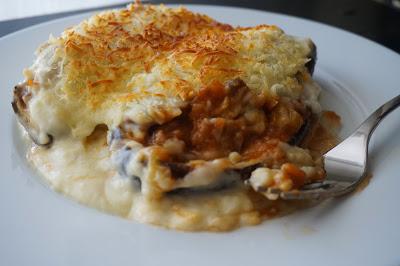Berenjenas rellenas de verduras