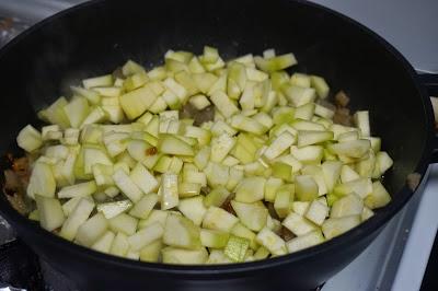 Berenjenas rellenas de verduras