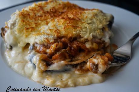 Berenjenas rellenas de verduras