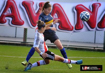 El Boca-River femenino y sus escalofriantes entradas  (video)