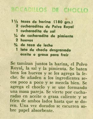 BUÑUELOS DE (CHOCLO) MAÍZ