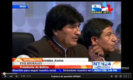 Evo Morales en Panamá