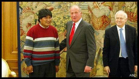 Evo Morales en los primeros tiempos