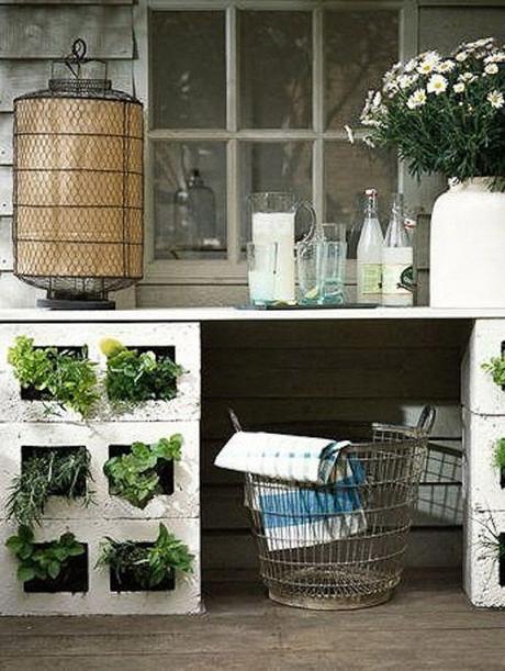 Decorar con bloques de hormigón. Small & Lowcost Decorar con bloques de hormigón. Small & Lowcost