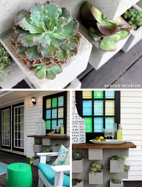 Decorar con bloques de hormigón. Small & Lowcost Decorar con bloques de hormigón. Small & Lowcost