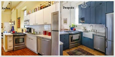 Antes & Después: Proyecto de renovación de una cocina