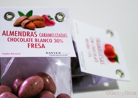 Almendras caramelizadas Chocolatier Xavier Mor Bacoyboca