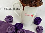 Bufanda fieltro para taza cake chocolate