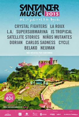 Santander Music Festival 2015 incorpora a La Roux, Cycle y Carlos Sadness