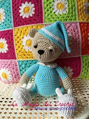 OSITO EN PIJAMA AMIGURUMI