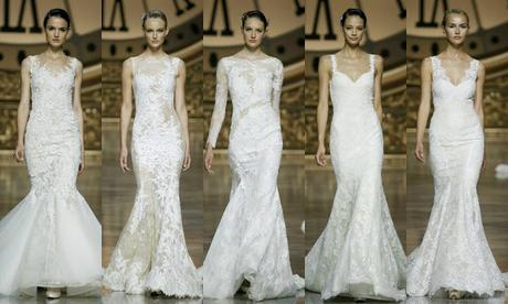 Pronovias cerró la Barcelona Bridal Week con Irina Shayk como protagonista del desfile de su nueva colección para 2016