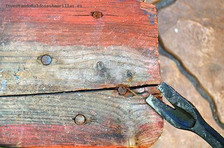 Listones para retirar grietas en la madera