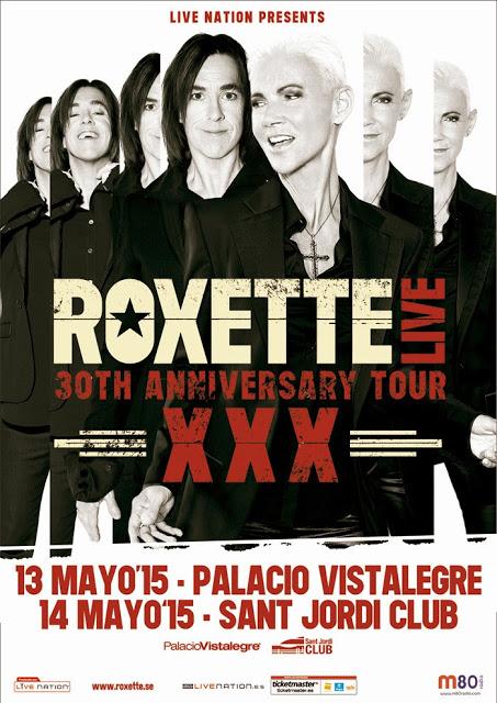 ESPECIAL ROXETTE (Conciertos Madrid de 2001 y 2011 con tracklists)