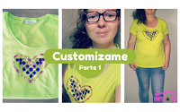 DIY Camiseta joya: Customiza con cadenas y abalorios en forma de collar (Parte 6)