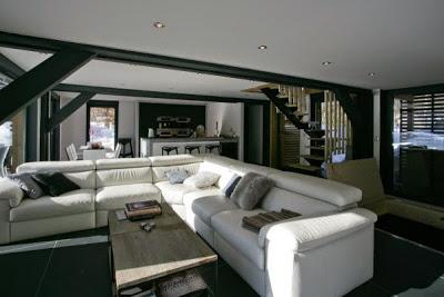 Cottage Moderno en la Nieve