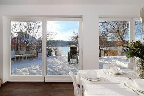 revestimiento oscuro cocina primer piso con terraza piso planta baja estilo nórdico escandinavo decoración sencilla con estilo decoración nórdica cocina blanca blog nórdico blog decoracion interiores 