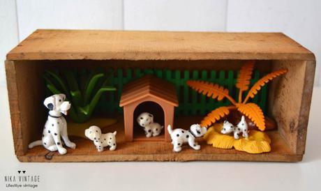revista, online, diorama, diy, dalmata, perros, hazlo tu mismo, handmade, tutorial,