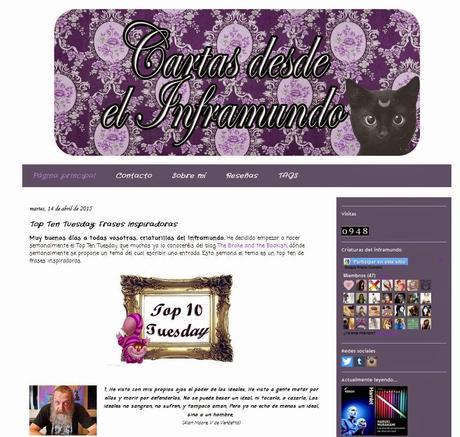 Meet Your Blog - Cartas desde el Inframundo