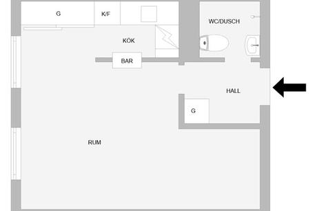 UN MINI APARTAMENTO MUY LUMINOSO