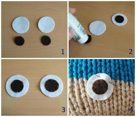 Patrón: almohadón búho de punto / Pattern: knitted owl pillow