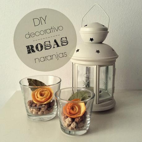 Diy decoración: Rosas naranjas