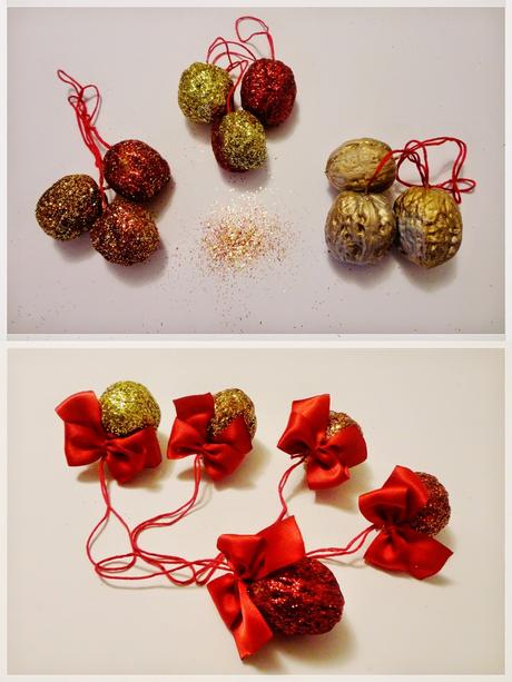 Diy decoración: Nueces navideñas