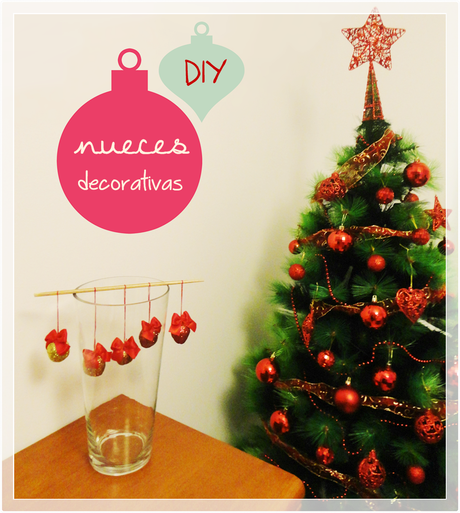 Diy decoración: Nueces navideñas