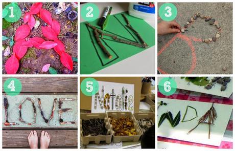 Recursos: Actividades y materiales de lectoescritura con elementos naturales para Educación Infantil